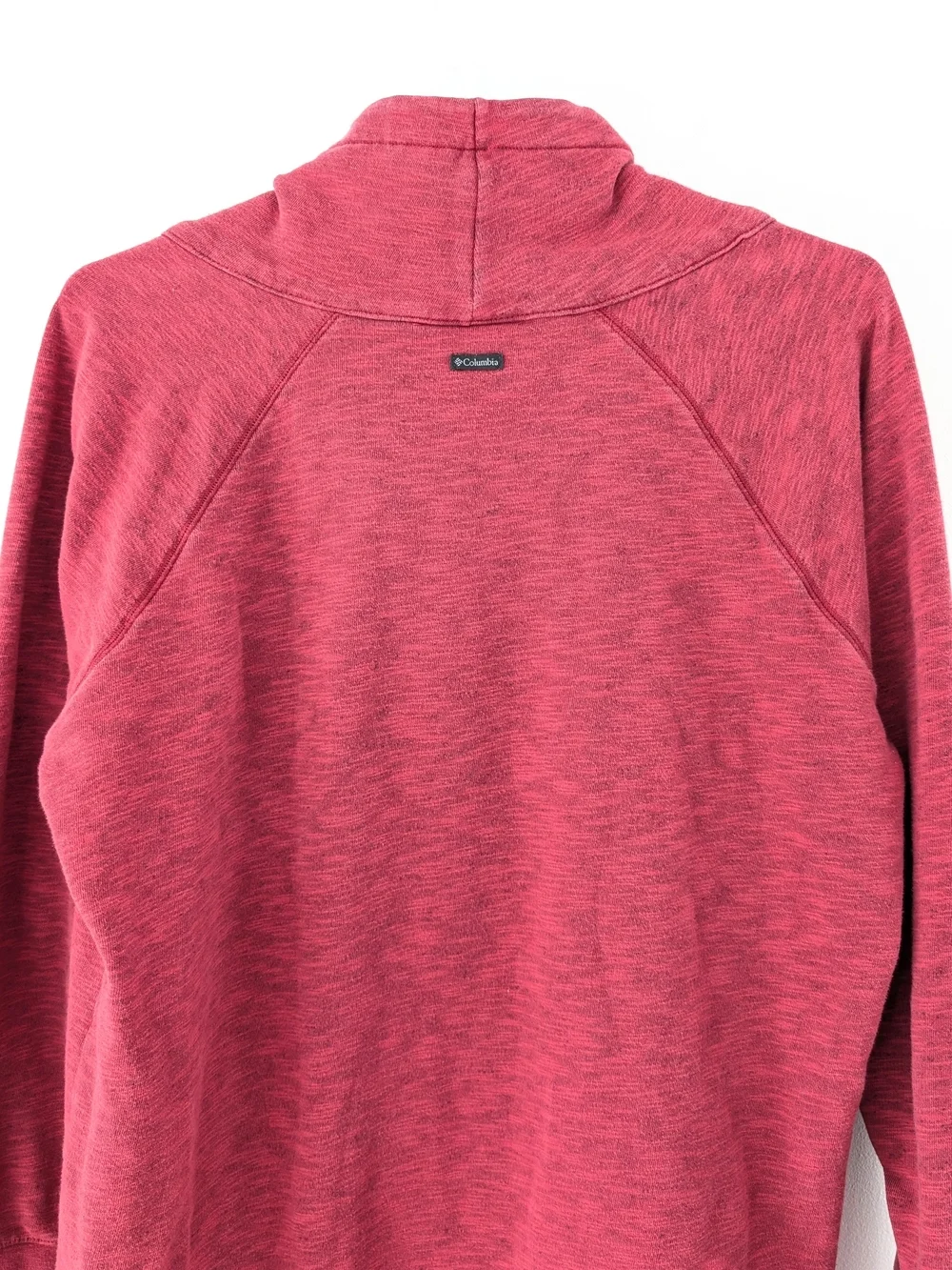 Columbia Sportswear Rose Berry Cowl Neck Sweatshirt Athleisure Cozy Core ~ Large - Picture 5 of 9